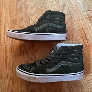 Olive suede vans